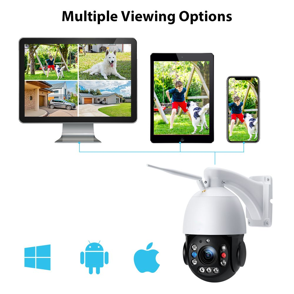 HXVIEW PTZ Security Camera Outdoor, 30X Optical Zoom India